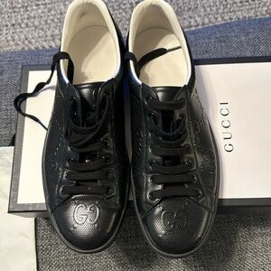 Gucci Men’s Ace GG Embossed Sneakers